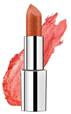 Metallic Matt Lippenstift, Hochwirksame Lippenfarbe mit feuchtigkeitsspendender, cremiger Formel, lang anhaltender, samtig-weicher, pflegender Lippenstift mit mattem Finish (#7 CLASH)