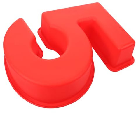 MAGICLULU Teglia Per Torta Numero 5 in Silicone Per Feste A Casa