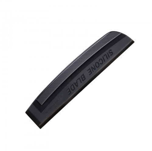 Car Squeegee, Silikon Auto Abzieher, Auto Water Blade, Wasser Gummi Fensterabzieher, Wasser Gummi Abzieher, Silikon Wasserabzieher Autoabzieher für Auto Fensterwischer Fenster Dusche Spiegel Schwarz