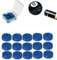 20 pièces embouts de queue de billard, embouts de queue de 10 mm, embouts de remplacement de queue de billard pour pièces de rechange de boule de billard, avec boîte de rangement, remplacement