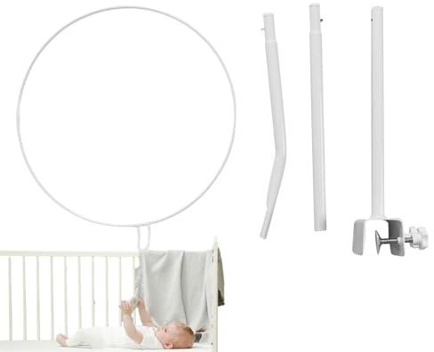 Krippen-Himmelhalter, 5 Ebenen, abnehmbarer Baldachin-Halter, Baldachin-Netzhalter, Baby-Krippen-Baldachin für Baby-Krippe, Netzzubehör für Babybett, Kinderbett-Ständer