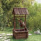 Tidyard Puits à Souhait avec Pompe 57x50x112 cm Bois de Sapin Massif Style A