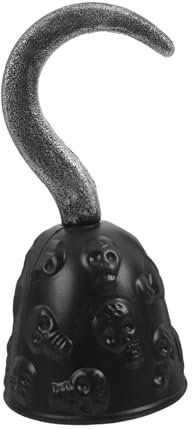 Holibanna Vintage Piratenhaken Dekoration Cosplay Zubehör Für Halloween Kostümparty Und Bühnenaufführungen Kindersicheres Leichtes Kunststoffdesign Für Altersgruppen