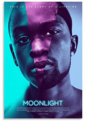 BBSYDH Leinwand Druck Poster 40 * 60cm Senza Cornice Moonlight Boy Movie Print Picture Paintings per la decorazione della camera da letto del soggiorno