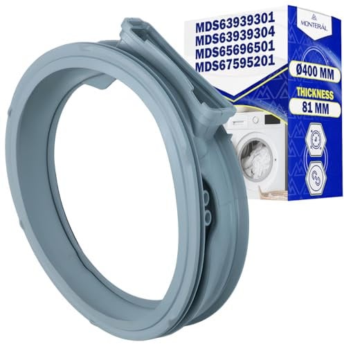 Joint pour Hublot en Caoutchouc pour Porte Machine a Laver Ø400 mm avec le Code Original MDS63939301 MDS63939304 MDS65696501 MDS67595201 pour LG - Garantie de 10 Ans - MONTERAL