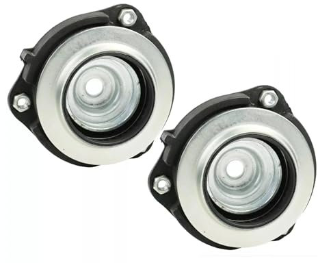 Bohaner Federbeinlager Domlager Vorne 1K0412331B 1K0412331BS1 Federbeinstützlagersatz mit Kugellager Stoßdämpferlager für VW Golf VI T-o.u/r.a.n Großraumlimousine A-u.d/i A3 Sportback Schwarz