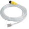Vilgftyiet Tuyau d'extension d'alimentation en eau de 5 m pour nettoyeur haute pression SH5 Système de nettoyage manuel en PVC Flexible Accessoires de lavage d'extérieur