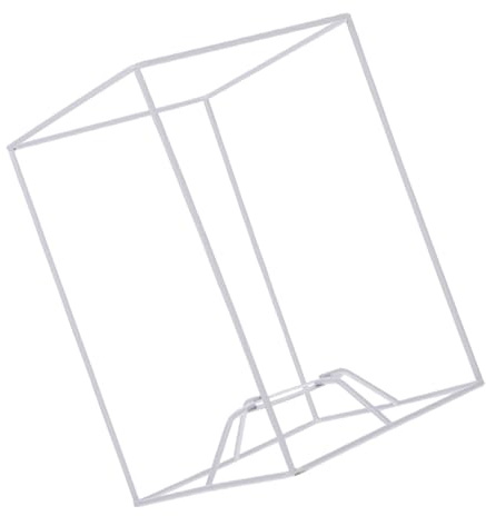 Yardenfun DIY Lampenschirm Gestell aus Robustem Vielseitiger Lampenschirmhalter für Tischlampen und Pendelleuchten Quadratischer Lampenschirmrahmen Fassung Geeignet