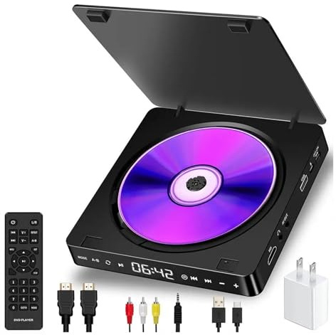 Mini lettore CD Home DVD/VCD HD Video Lettore DVD Hi-Fi Stereo Altoparlanti 1080P Multifunzionale Veloce e conveniente