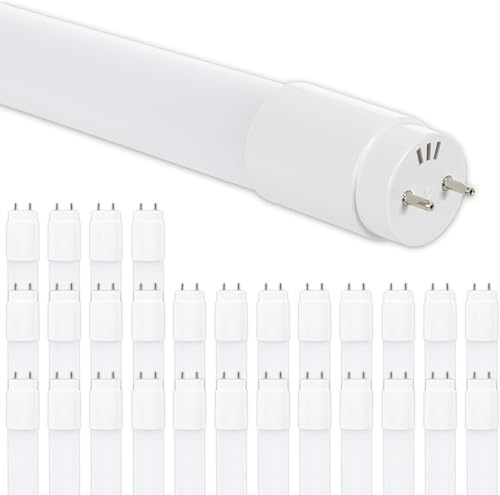 CLAR - LED Röhre 60cm T8 18W, Ersatz für Leuchtstoffröhre 60 cm, Leuchtstoffröhre mit Fassung, Feuchtraumleuchte geeignet, Neonröhre LED 60cm, Neutralweiß 4000ºK (Pack 30)