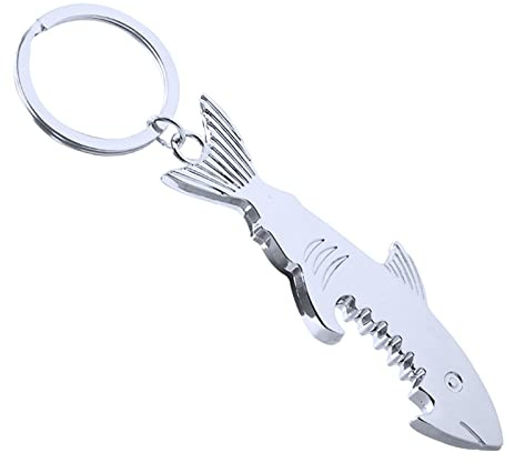 YUOIUX Bottle Opener Alloy Beer Bottle Opener Keychain Bottle Openers Pocket Keyring Pocket Shape Beer Bottle Opener