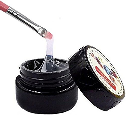 Meicailin 8ml Colle Professionnel pour Faux Ongles Artistique Nail Art Super Collant Coller UV Acrylique Adhésif Strass Bijoux Diamant Manucure Pédicure Décoration