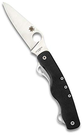 Spyderco Clipitool Standard, Schwarz - Taschenmesser & Multitool - Clip Point - Metall - Fiberglas, KNIFE