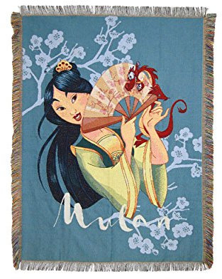 Disney Northwest Prinzessinnen Überwurfdecke, gewebt, 121,9 x 152,4 cm, Tradition