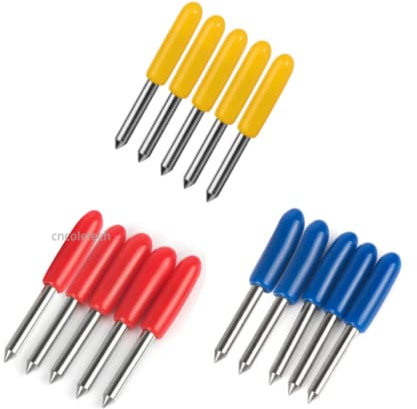 TUONAI Plotterhalter aus Vinyl mit 30 45 60 Grad Schneiderklingen für Summa Cutter Plotter, 5x30+5x45+5x60 blades