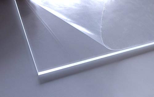 Cuadros Lifestyle Acrylglas 90x60 cm | PMMA XT | transparent | glasklar | UV beständig | beidseitig foliert | im Zuschnitt | 4 mm stark