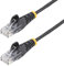 StarTech.com 0.5 m CAT6 Cable - Slim CAT6 Patch Cord - Black - Snagless RJ45 Connectors - Gigabit Ethernet Cable - 28 AWG (N6PAT50CMBKS)