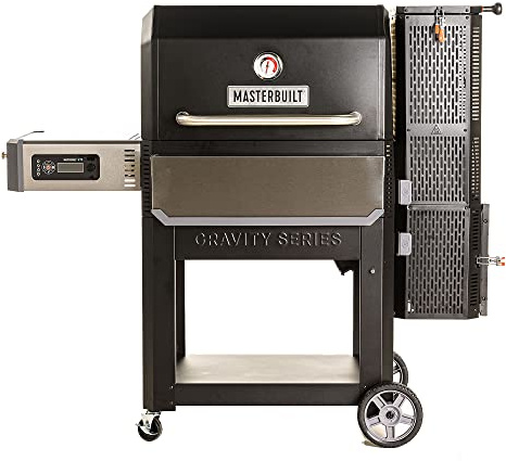 Masterbuilt® Gravity Series® 1050 Smoker Grill - Digital Charcoal Combo Grill with Free App, 1,050 Cooking Square Inches in Black, Model MB20041220