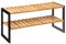 Five - Etagère Range Chaussures empilable en Bambou et Métal
