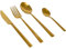 Bo-Camp Camping Besteckset Corson Reise Besteck Set Essbesteck Edelstahl 16tlg Gold
