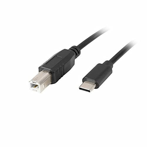 Lanberg Cable USB USB-C M A USB-B M 2.0 1.8M FERRITA Negro