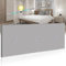 BSEED Interruptor Táctil Triple de Pared, 1 Gang 2 Vías, Gris Con Indicador LED, Panel de Vidrio Templado