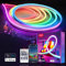 Lucienstar Neon Rope Lights - 5M RGBIC Neon Strip Lights with Music Sync,16 Million DIY Colors, DIY Design,Work with Alexa and Google Assistant, Led Rope Light for Gaming Room Wall Decor
