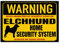 Elchhund Elch Jagdhund Dog Schild Warning Security System Türschild Hundeschild Warnschild