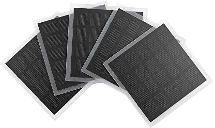 SUNYIMA 5Pcs 5V 1W Mini Solarzellen 3.93 x 3.93 für Solarenergie Mini Solarpanel DIY Elektrische Spielzeug Materialien Photovoltaik Zellen Solar DIY System Kits