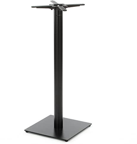 Dublino Stehtischgestell Tischbein Schwarz | Premium | PJ6588/110 | Metall | Stehtisch | H 108 cm | 19 kg | Bodenplatte 43x43 cm | max. Tischplattengröße 70x70 cm