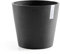 Ecopots Amsterdam Pot de fleurs extra haut gris foncé - Diamètre : 41 cm - Hauteur : 76 cm - Grand pot rond en plastique recyclé - Élégant et moderne pour l'intérieur et l'extérieur