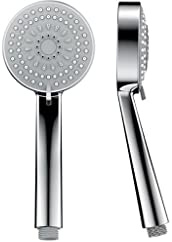 goingfast Duschkopf Handbrause Brausekopf Duschbrause für Bad Dusche verchromt 5-Fach verstellbar