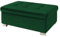 Mirjan24 Hocker Niko groß Sitzhocker Polsterhocker Sitzbank Fußbank Pouf Farbauswahl (Magic Velvet 2225)