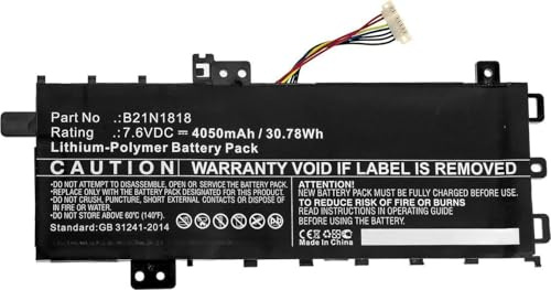 CoreParts Laptop Battery for Asus 31.54Wh 7.6V 4150mAh 30.78Wh, MBXAS-BA0286