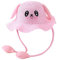 BOTCAM Chapeaux oreilles de lapin pour enfant avec paille mobile Baby Summer Sunhat Écharpe ronde pour homme (D, taille unique)
