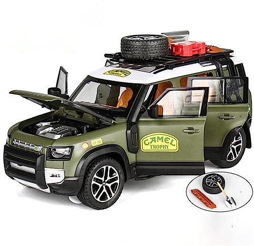 Modelle sammeln 1/24 für Land Rover Defender Fahrzeugmodell Legierung Maßstab Druckguss Modellauto Replik Fahrzeug Modell aus Druckguss (Farbe : H)