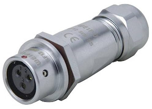 Weipu SF1211/S3 I Rundstecker Gerade Kupplung Pole: 3 Serie (Rundstecker): SF12 1 Stück.