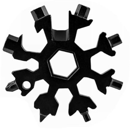 Tadipri Geschenke für Männer/Frauen, Kleine Geschenke Füllung 18 in 1 Schneeflocken Multitool, Männer Geschenke für Papa, Geburtstagsgeschenk für Männer, Männer