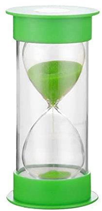 Sablier, sablier, minuterie de sablier outil de gestion du temps de minuterie de sable à double protection 5/10/15/20/30 minutes minuteries d'oeufs verts for faire bouillir des oeufs(Size:30 Minutes,C