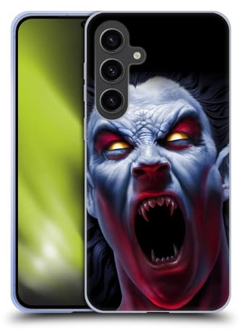 Head Case Designs Offizielle Tom Wood Das Erwachen des Vampir Horror Soft Gel Handyhülle Hülle kompatibel mit Samsung Galaxy S24+ 5G