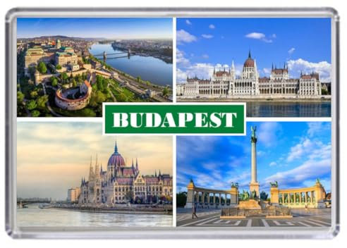 Budapest Hungary Souvenir Acrylic Fridge Magnet (Standard: 70x45mm)