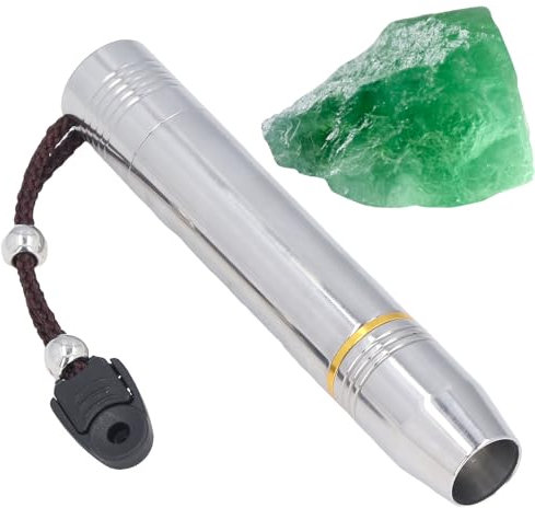 Topyond Jade Appraisal Lichtdetektor-Lampe, Edelstein-Identifizierungswerkzeug, LED-Taschenlampe, Taschenlampe Zur Identifizierung von Schmuck(Batterien nicht enthalten)