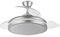 Eden pulse Ventilator, Silber, 72 W, 6120 lm, 3 Flügel, 3 Temperaturen, 32/47 x 50/110 cm