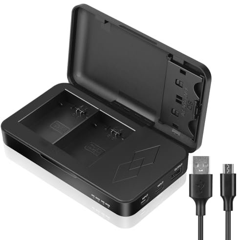JYJZPB NP-FZ100 Battery Charger with 2 SD Card Slots and USB Output for Sony A7 III, A6700, A7IV, FX30, FX3, A9, A6600, A1, Alpha A7R III, A7R IV, A7R3 A7S III, A7R III Battery (Battery Charger Only)