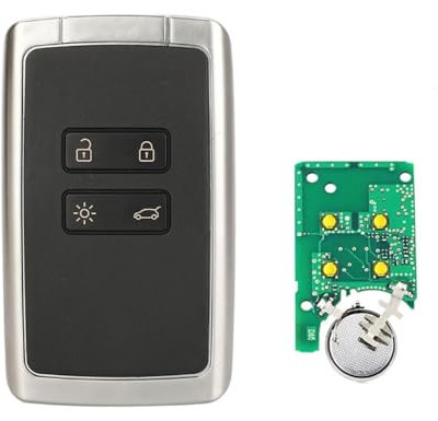 Télécommande Coque pour clé plip sportage 434MHZ AES 4A PCF7953M Remote pour Renault Megane 4 Card Megana 4 Key Talisman Kadjar Key Espace 5 Key Megane IV Key