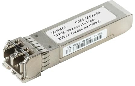 Sonnet SFP28 Transceiver (Short-Range 300m, Fiber)