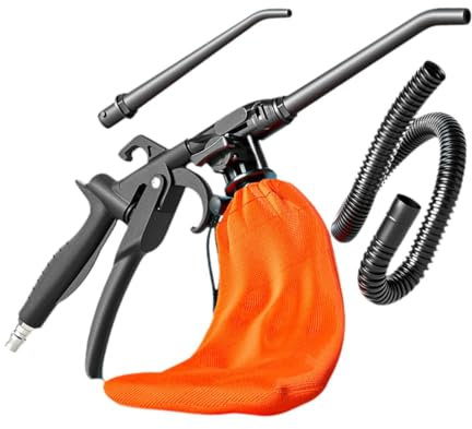 Amagogo Air Compressor Blower Vacuum Pneumatic Vacuum And Air Blow Tool Handheld Computer Dust Removal Auto Clean Air Duster, no Spring Tube