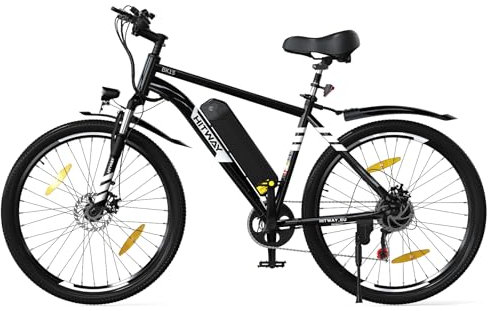 HITWAY Electric Bike, 26 inch E mountainbike E-bike for Adult, with 250W motor, 36V 12AH removable lithium battery 35-90km