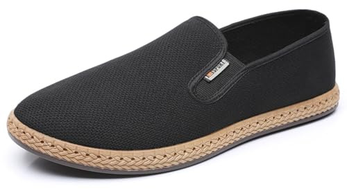 ZVJV Alpargatas Hombre Zapatos Hombre sin Cordones Slip on Sneaker