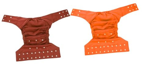 Hoement 2pièces Adulte Anti-fuite Réutilisable Et Lavable Pour Personnes Âgées Avec Ajustable Et Jambes Élastiques Pour Maison Et Hôpital